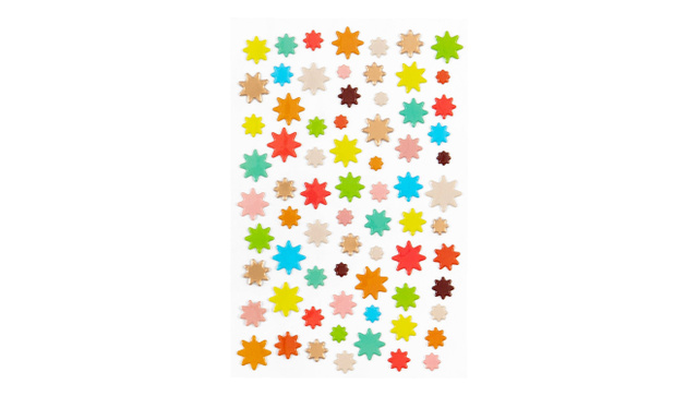 Starburst Puffy Sticker Sheet, 1 of 2