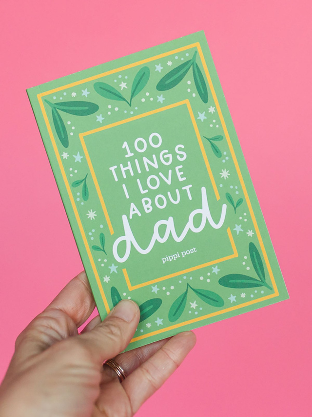 100 Things I Love About Dad Prompted Journal, 1 of 11