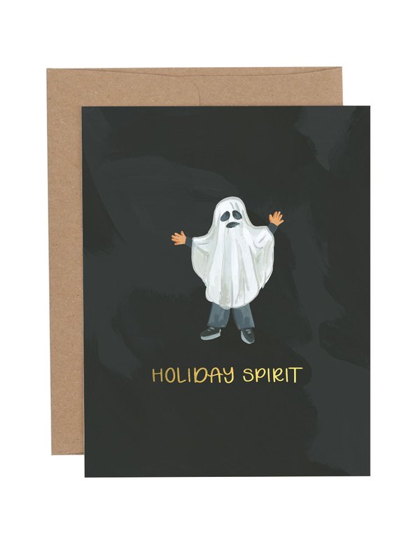 Holiday Spirit Halloween Greeting Card, 1 of 1