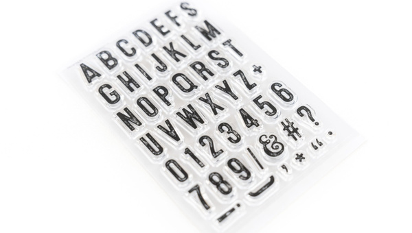 Stamp Set : 4×6 Travel Alphabet, 2 of 2