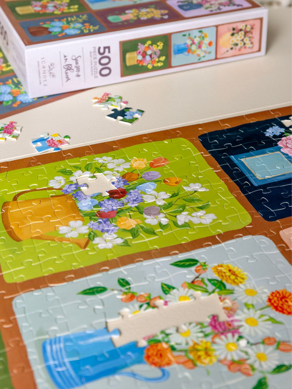 Seasons in Bloom - 500 Piece Floral Bouquets Jigsaw Puzzle, 3 of 8