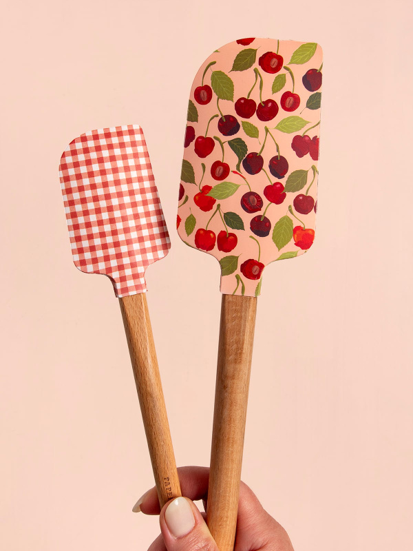 Cherry Grove Silicone Kitchen Spatulas - Set of 2, 1 of 5