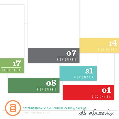 December Daily® 3×4 Digital Overlays No. 3, 1 of 1