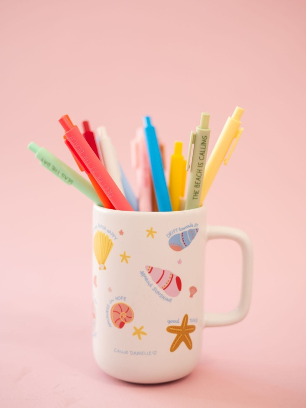 Spread Sunshine Coastal-Inspired Pen Set of 12, 5 of 6