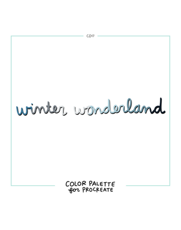 Winter Wonderland Color Palette, 1 of 1