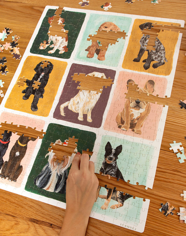Furry Friends Dogs Grid - 500 Piece Jigsaw Puzzle, 7 of 7