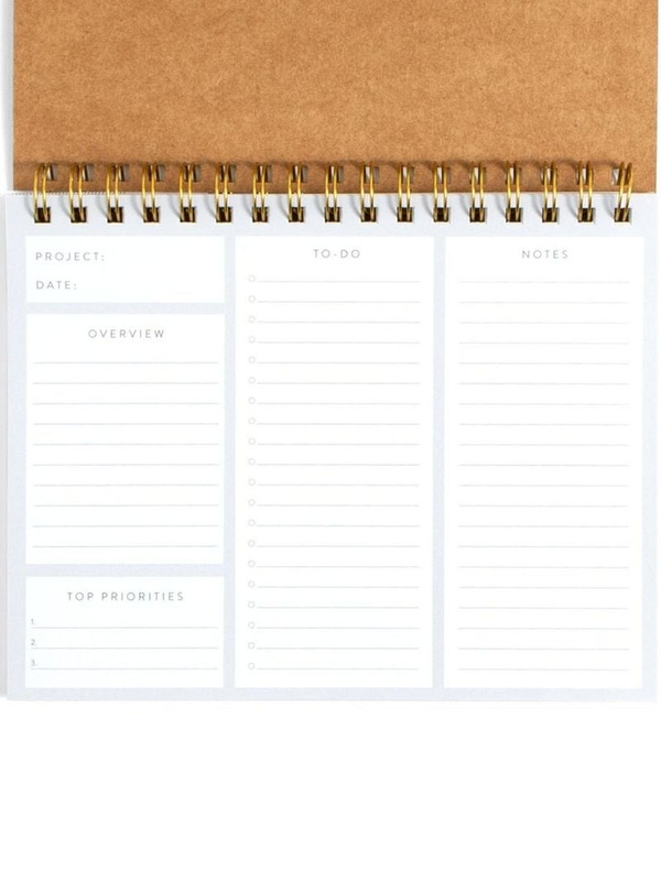 Undated Spiral Project Planner, 2 of 4