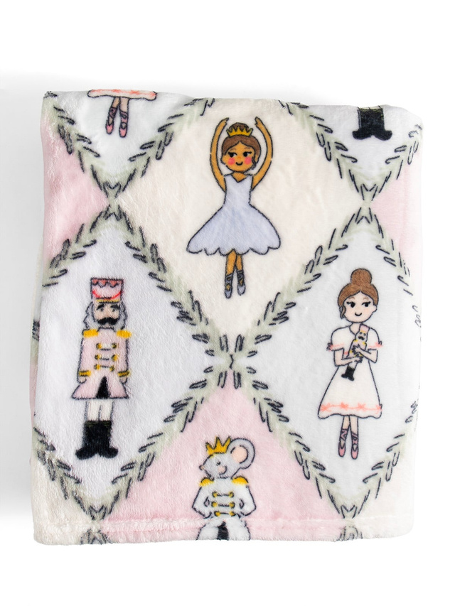 The Nutcracker Christmas Fleece Throw Blanket, 4 of 7
