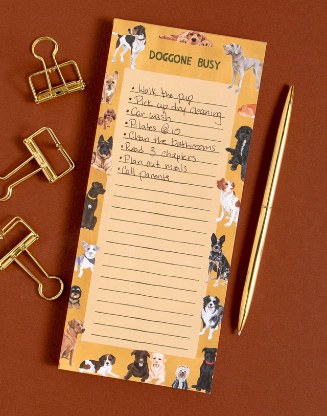Doggone Busy Dogs To Do Notepad, 1 of 2