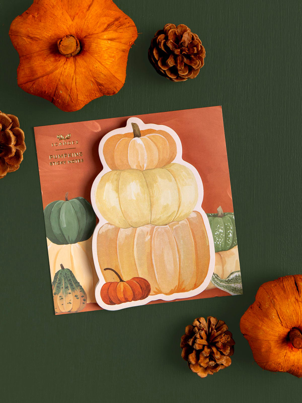 Stacked Pumpkins Sticky Notes, 1 of 3