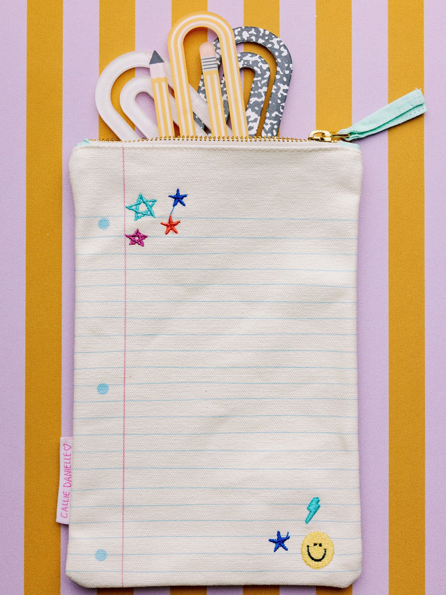 Ledger Paper Canvas Pouch, 2 of 2