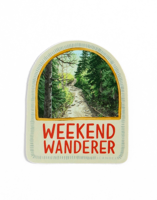 Weekend Wanderer Decal Sticker, 5 of 5