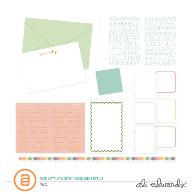 One Little Word® 2025 Digital Mini Kit #3, 1 of 1