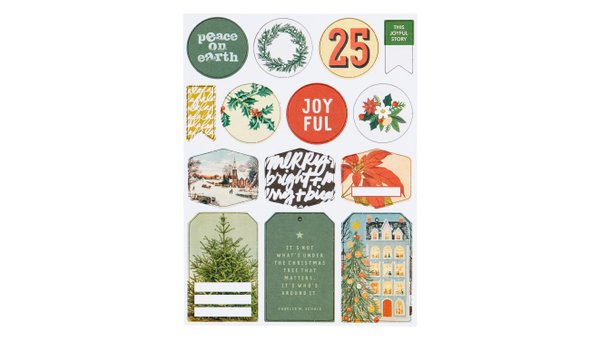 Joyful Memories 6×8 Chipboard Sheet, 1 of 2