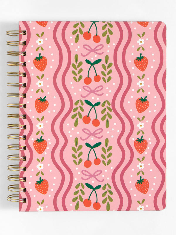 Berries & Bows Spiral Notebook, 2 of 3