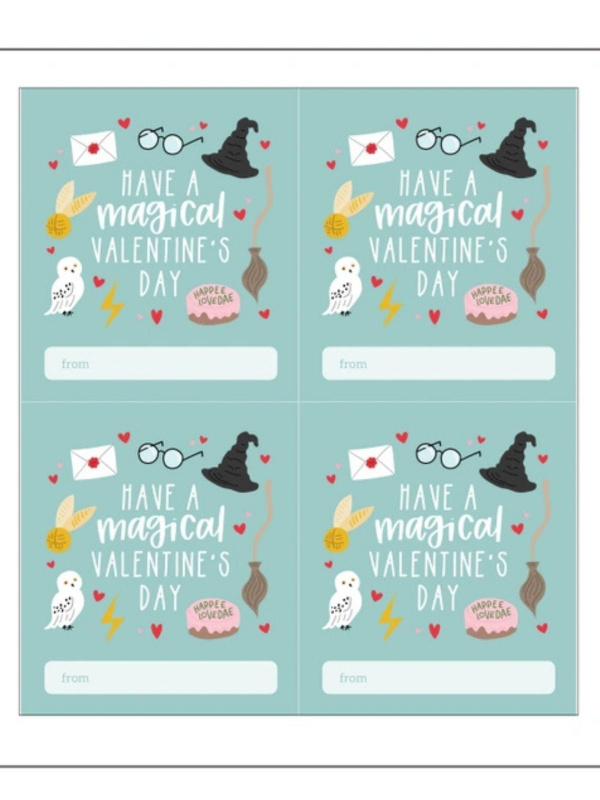 Digital Valentine Cards - Magical, 1 of 1