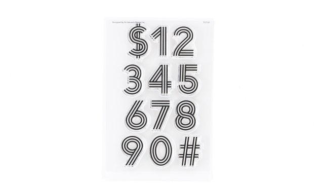 Numbers Are Awesome #21 4×6 Stamp Set, 1 of 2