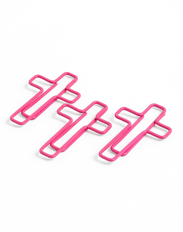 Pink Cross Paperclips, 2 of 4