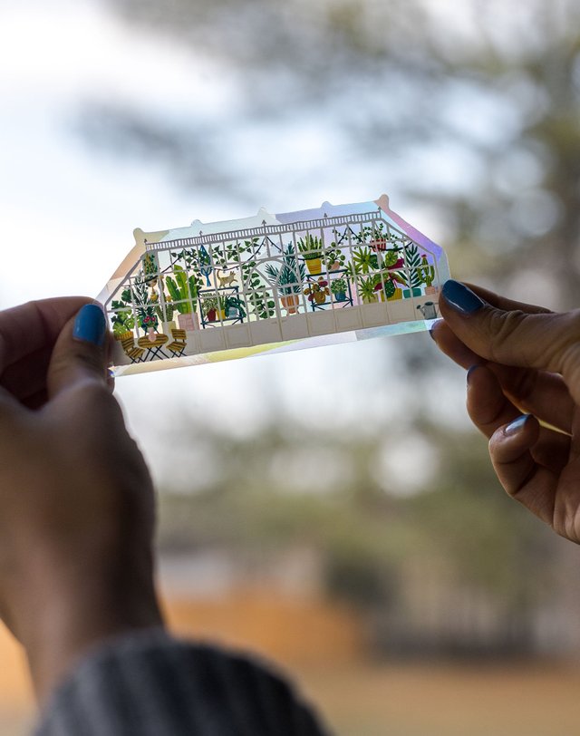 Greenhouse Sun Catcher Decal Sticker, 1 of 5