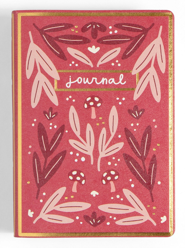 Red Mushrooms 5×7 Lined Softcover Book Journal, 5 of 6