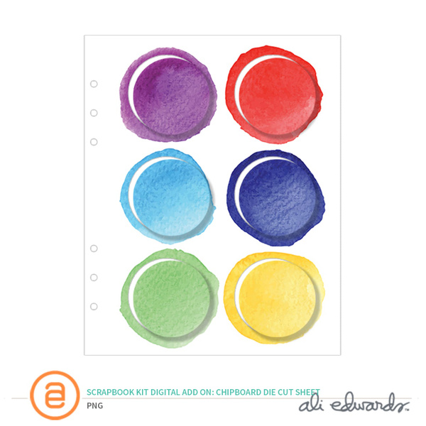 Rainbow Digital Scrapbook Kit Add-On, 1 of 1
