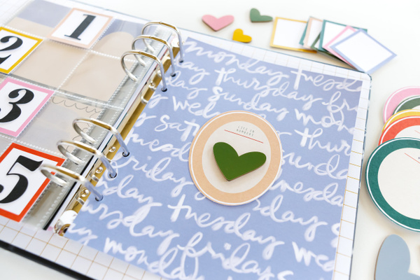 Painted Wood Veneer Hearts, 3 of 4