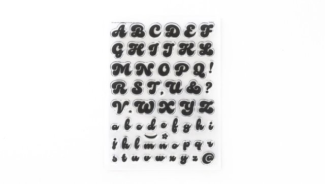 Alphas Are Awesome #39 6×8 Stamp Set, 1 of 2