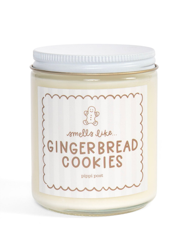 Gingerbread Cookies Christmas Scented Soy Hand-Poured Candle, 2 of 2