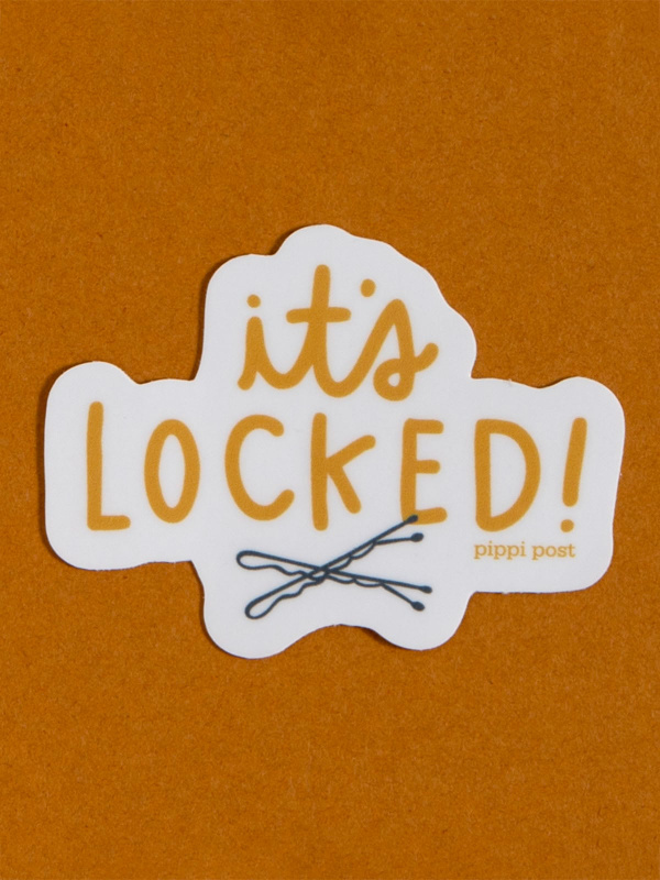 It's Locked Mystery Reader Bobby Pins Decal Sticker, 2 of 3