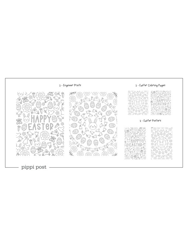Easter Digital Coloring Pack + Engineer Prints	, 2 of 2