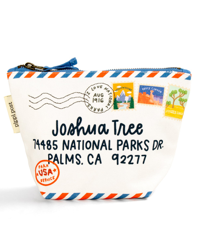 Deliver To Joshua Tree National Park Canvas Pouch, 4 of 4