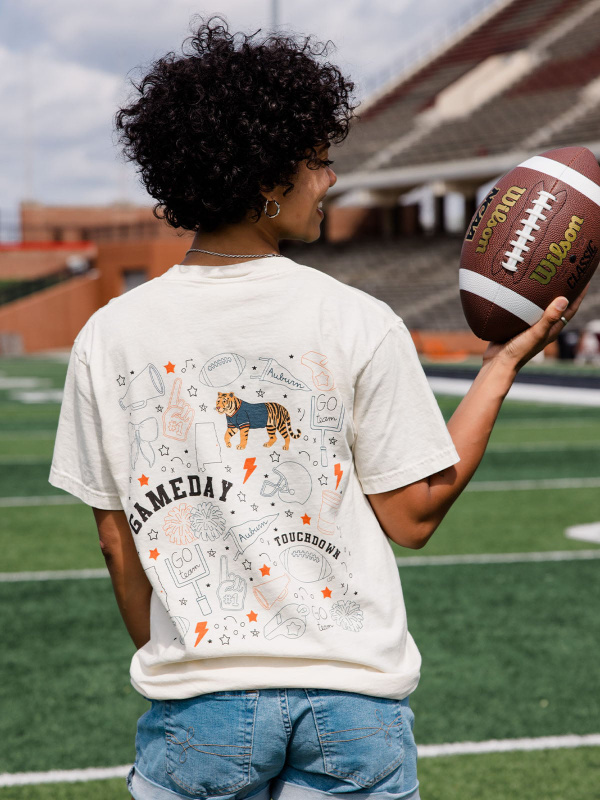 Auburn Football Game Day Tee - Ivory, 5 of 7