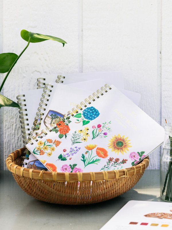 Florals Learn-To-Paint Gouache Paint Book, 6 of 8