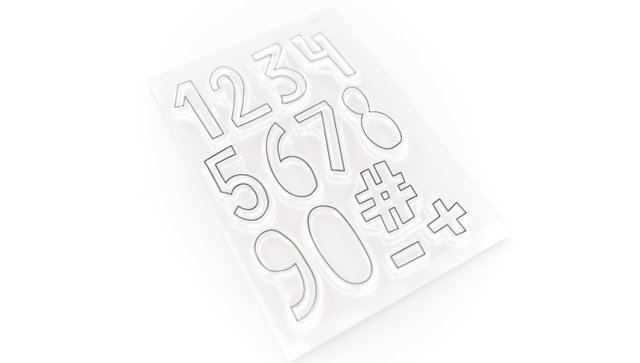 Numbers Are Awesome #10 4×6 Stamp Set, 2 of 2