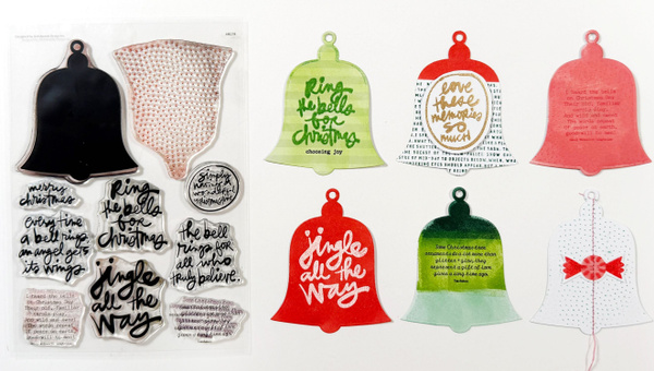 Jingle All The Way 6×8 Stamp Set, 3 of 4