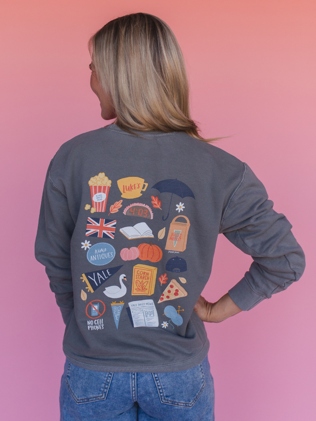 Stars Hollow in the Fall Sweatshirt - Grey, 1 of 4