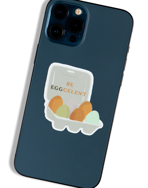 Be Eggcellent Decal Sticker, 2 of 3