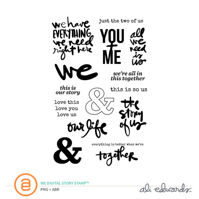 We/Us Digital Story Stamp™, 1 of 1