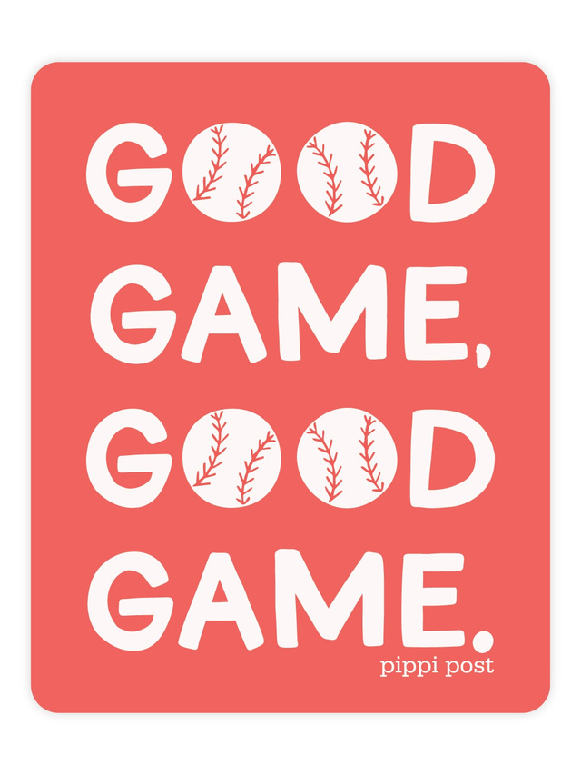Good Game Baseball Decal Sticker, 5 of 5