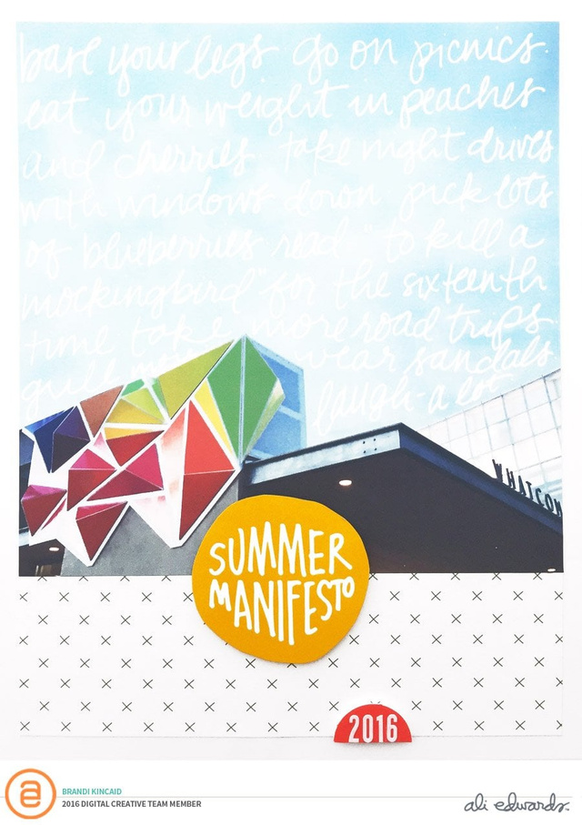 Summer Manifesto, 1 of 2