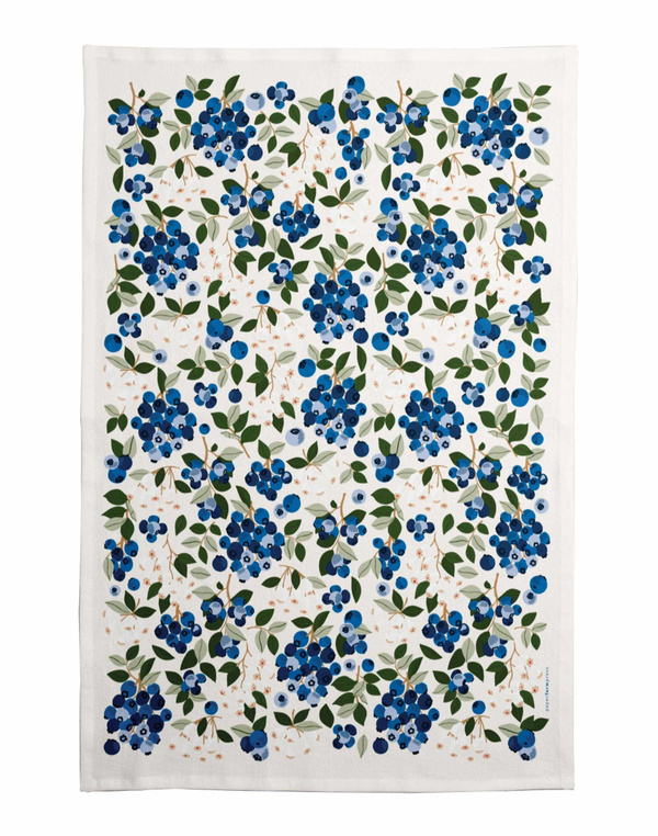 Blueberry Field Tea Towel, 3 of 7