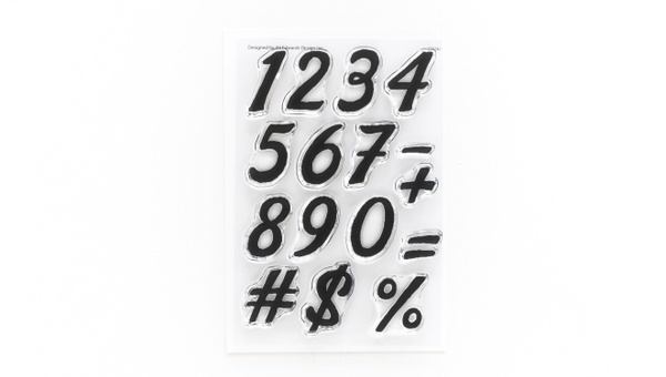 Numbers Are Awesome #17 4×6 Stamp Set, 1 of 2