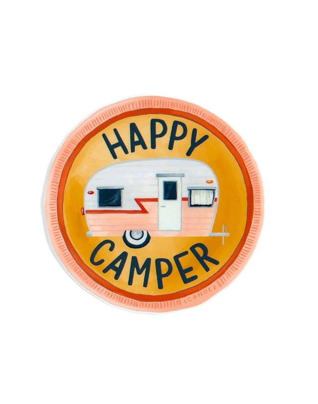 Happy Camper Decal Sticker, 5 of 5