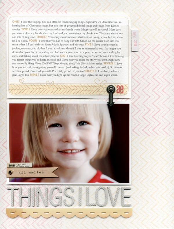 Things I Love, 1 of 1