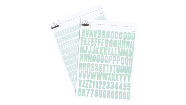 Color Collective 5×7 Cardstock Alphabet Sticker - Minty, 1 of 1