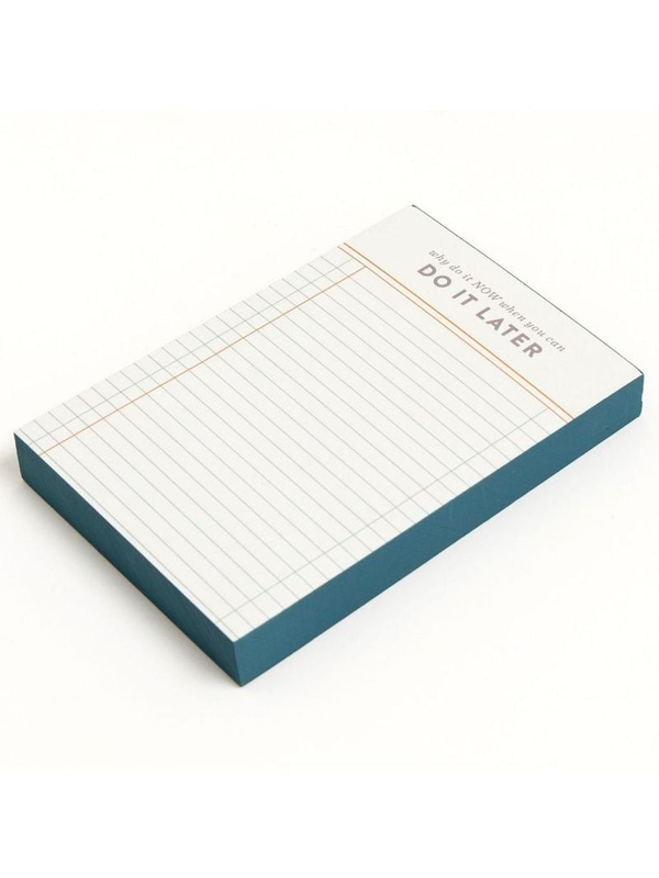 Do It Later 4×6 Notepad, 2 of 3