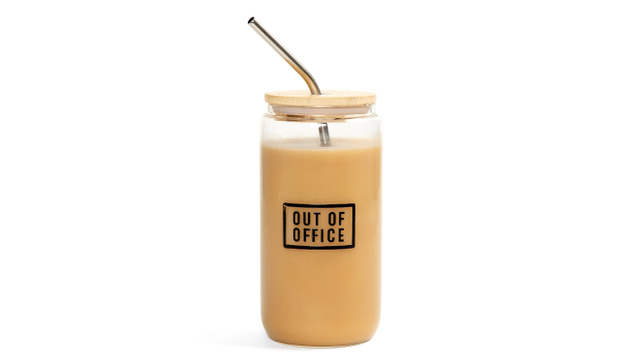 Out of Office Glass Can, 1 of 2