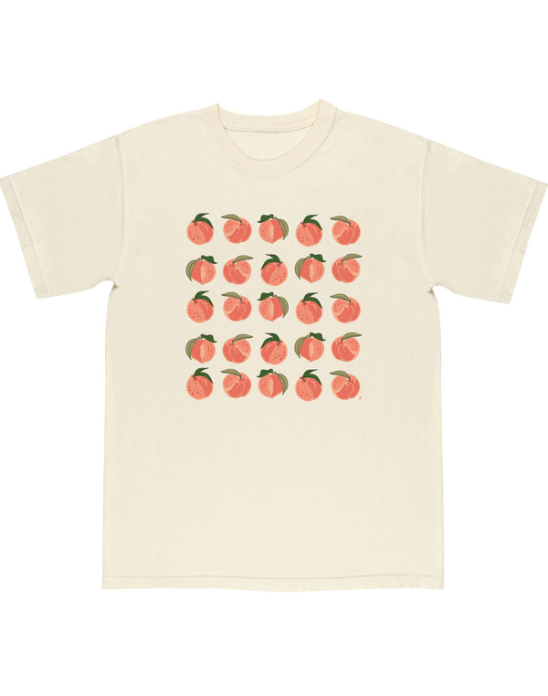 Peach Blossom Tee - Ivory, 3 of 4