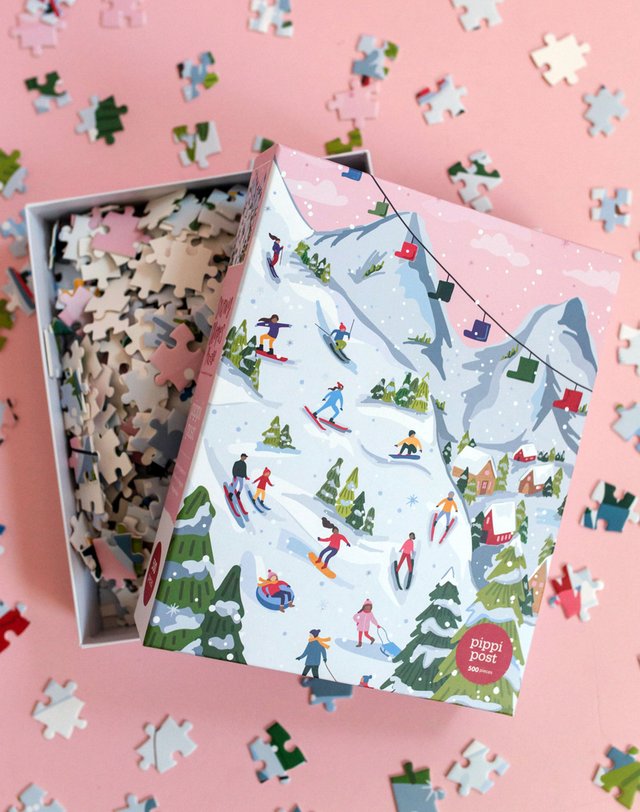 Snowy Slopes - 500 Piece Jigsaw Puzzle, 6 of 6