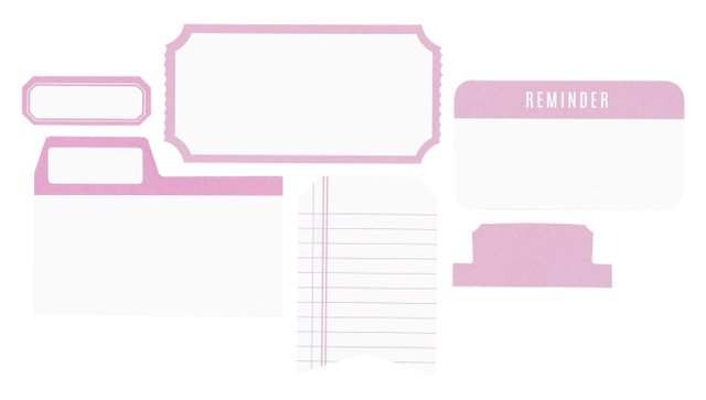 Color Collective Tab Notepad - Pinkity, 1 of 2